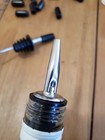 12 Metal Pour Spouts   Dust Caps Stainless Liquor  Syrup   Oil Bottle Pourers