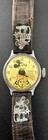 Vintage Mickey Mouse Ingersoll Disney Wrist Watch For Parts Repair As Is