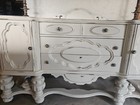 Antique Ivory  Buffet Sideboard 