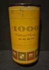 1950 s Gettlelman  1000 Flat Beer Can