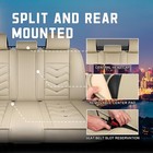 Premium Nappa Leather Sport Back Row Car Seat Covers Set 494