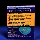 Vintage Florida Homesite Advertisement Matchbook Full Unstruck Ad