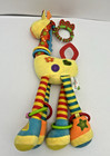 Sensory Developmental Baby Plush Toy Giraffe Happy Monkey Rattles Noise Teether
