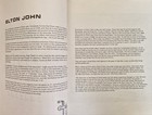Rare Original Elton John 1973 Uk Concert Programme   Flyer Tour Gig Yellow Brick
