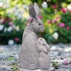 Easter Bunny Decoration Spring Rabbit Decor Gifts Handcrafted Resin Easter