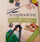 2 Scrapbooking Techniques   Projects Craft Book Set W Stickers Letters Vgc