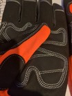 Hi-vis Winter Work Gloves Heatlok Waterproof Insulated Size Xl Orr Safety Orange