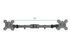 Vivo Black Fully Adjustable Dual Computer Monitor Arm For Desk Mount Stand