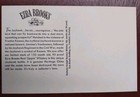 Nos Unposted Ezra Brooks Decanter Postcard State Of Kansas Jayhawk Civil War