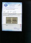 62x5 Confederate States New Orleans Provisional Used Pair With Pf Cert Bz1412