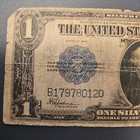 1923  1 One Dollar Silver Certificate Note Large Size Banknote 