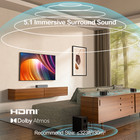 Ultimea 5 1 Dolby Atmos Soundbar With Wireless Subwoofer  Surround Speakers- D60