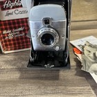 Vintage Polaroid Land Camera Model 80a Highlander W  Original Box And Booklet