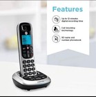 Motorola Cd4013 Digital Cordless Phone - 3 Handsets - Silver