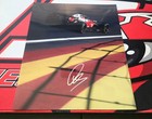 Lewis Hamilton Hand Signed Ferrari Formula One 11x14 Inch High Gloss Prof Photo