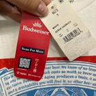 Budweiser Graphic T-shirt Men s White King Of Beers Short Sleeve Crew Neck