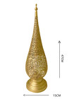 Moroccan Handmade Brass Table Lamp Fes Lantern Boho Decor Bedside Light Vintage