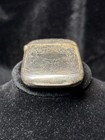 Victorian Sterling Silver Match Safe Case With Floral Motifs