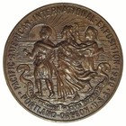 1930 Pacific-american Expo Medal - Bronze Battleship Relic Portland Oregon Token