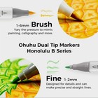 Ohuhu Honolulu B 320 Set Brand New Refillable Alcohol Markers Best Price 