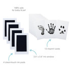 4-pack Clean-touch Ink Pad Kit  Mess-free Inkless Hand And Footprint Kit  Baby F
