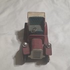 Vintage Japanese Tin Litho Toy Cars Lot Of 3     Sedan  Touring Car   Fire Truck