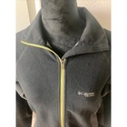 Womens Columbia Fleece Pullover Jacket Half Zip Black Omni Heat Skiing Sz M