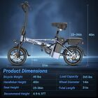 Aovopro Eb60 14 Inch Ebike 500w Folding Electric Bike Bicycle 48v 10 4ah 22mph