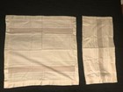 Hotel Collection Set Of 2  woven Accent  Euro Pillow-shams  new 