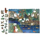 Wooden Jigsaw Puzzle For Adults By Foxsmartbox - 232 Pieces - Girl With Swan
