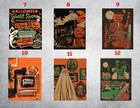 Vintage Halloween Wall Collage Poster Prints