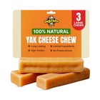 3 Pcs Himalayan Yak Cheese Dog Chews For Large Dogs  Healthy Dental Dog Treats