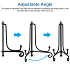 4 Pcs Iron Easel Display Stand Plate Holders For Picture Art Painting Party 5in