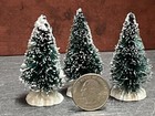 Dollhouse Miniature Christmas Trees Set 1 12 1 24 1 48 2-1 4 Inch Tall E14