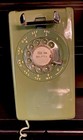 Vintage 1976 Bell-western Electric No 228 Avocado Green Wall Mount Rotary Phone 