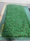 Vtg Christmas Cotton Quilt Fabric Holly Green Red Berries Pine Bty Holiday Sew