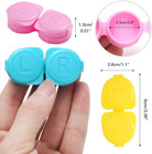 100-pack Flip-top Contact Lens Tight Lid Case Holder Storage Box Container Assor