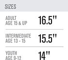 Easton Elite X Intermediate Catcher s Leg Guards  ages 15  