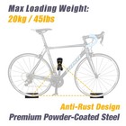 2x Bike Bicycle Pedal Wall Mount Indoor Storage Hanger Stand Hook Garage Holder