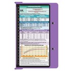 Whitecoat Clipboard Lilac Pediatric Edition Nursing Medical Folder Med