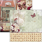 Ciao Bella Book Lovers 12x12 Pattern Paper Pad 8 pkg   Bonus Scrapbook Cbt091