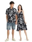 Couples Matching Outfits Hawaiian Women Dresses   Men Shirts   Matching