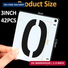 42 Pcs Letter Stencils For Painting  Spray Paint Stencil  Alphabet Stencils For