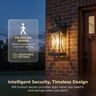 18  Outdoor Wall Light Motion Sensor Dusk To Dawn Exterior Porch Sconce Fixture