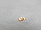 3 Pin Machined Pin Transistor Socket 0 1   2 54mm  Lead Spacing - Lot Of 5