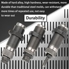 3 Die Carbide Roll Crimp Sizing Seating Reloading Equipment Dies Set 18212