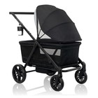 Evenflo Omni Crew 3-in-1 Stroller Wagon  Licorice Black   Fits Upto Two Children