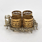 Vanity 4 Lipstick Tube Holder Sam Fink Sf Child Guitar Gold-toned Metal Vintage