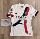 Game Used Match Worn Paris Psg Ibrahim Mbaye Auto Jersey Shirt Senegal France