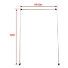 Dump Truck Tarp Arm System Kit For Trailer 4 Spring Aluminium Fit Up To 24  Bed